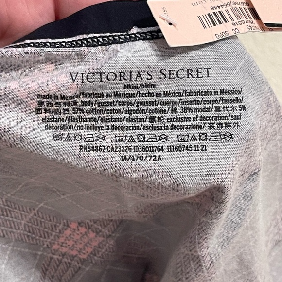Victoria’s Secret net pink black plaid panties - Picture 6 of 6
